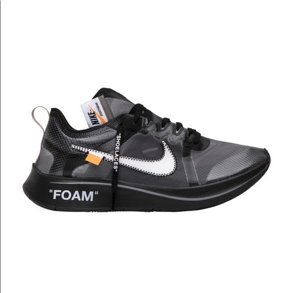 nike x off white zoom fly sp black